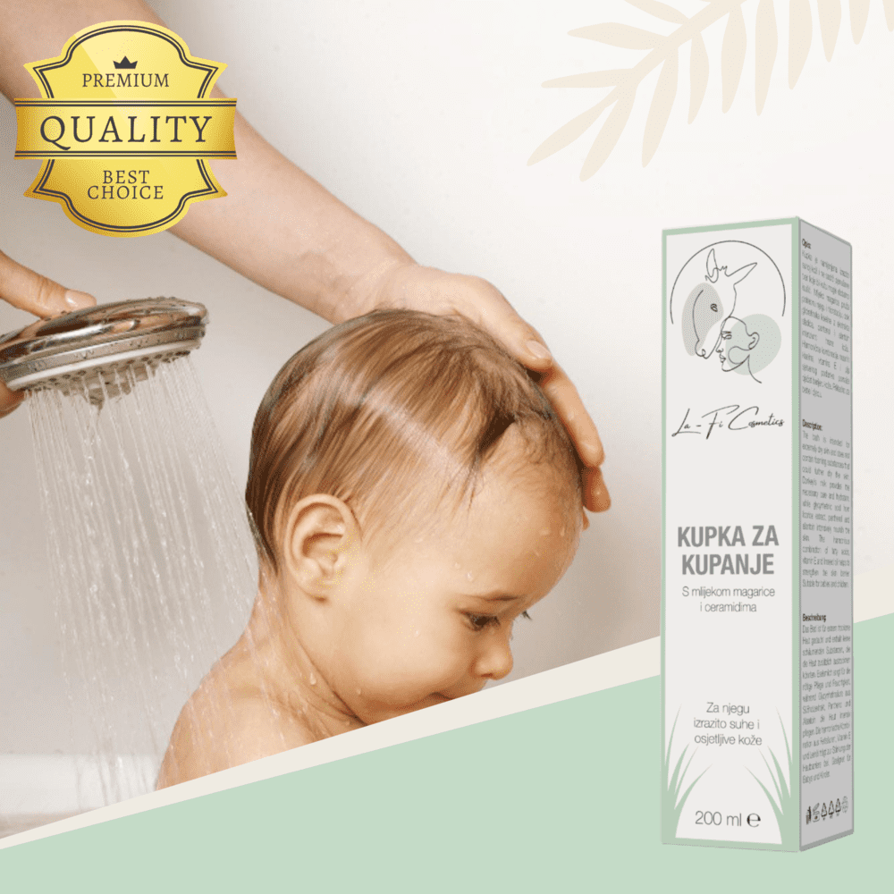 La-Fi kupka za bebe s magarećim mlijekom - nježna prirodna njega