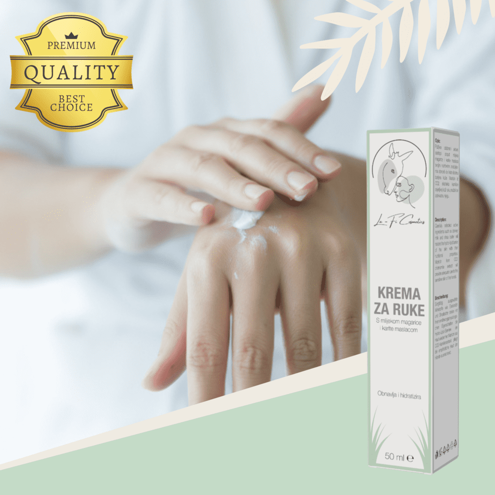 La-Fi prirodna krema za ruke s magarećim mlijekom